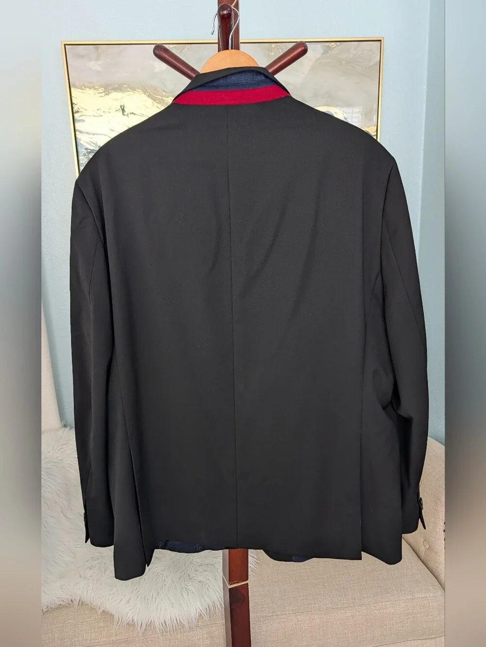 Tommy Hilfiger Classic Black Men's Blazer 48R